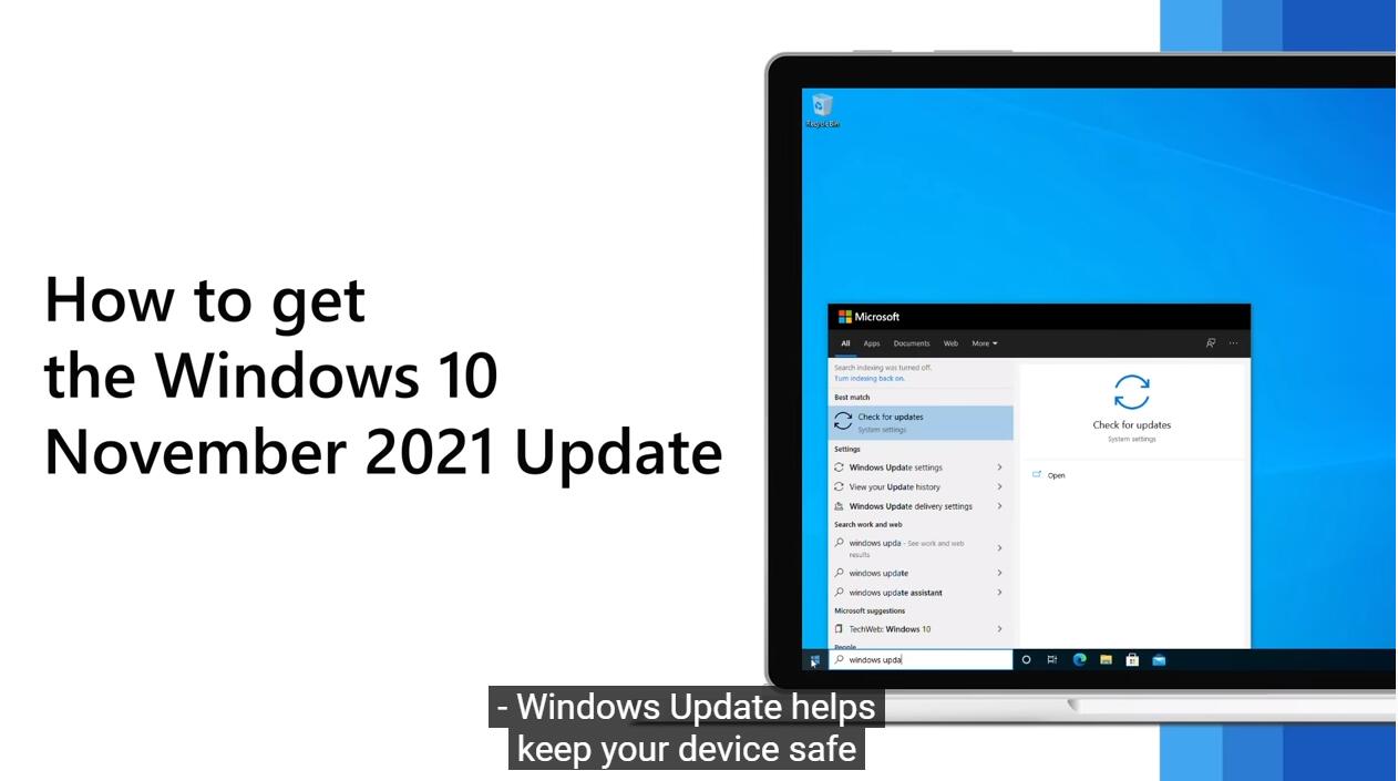 微軟正式發(fā)布Windows 10 版本 21H2，不強制用戶更新Windows11