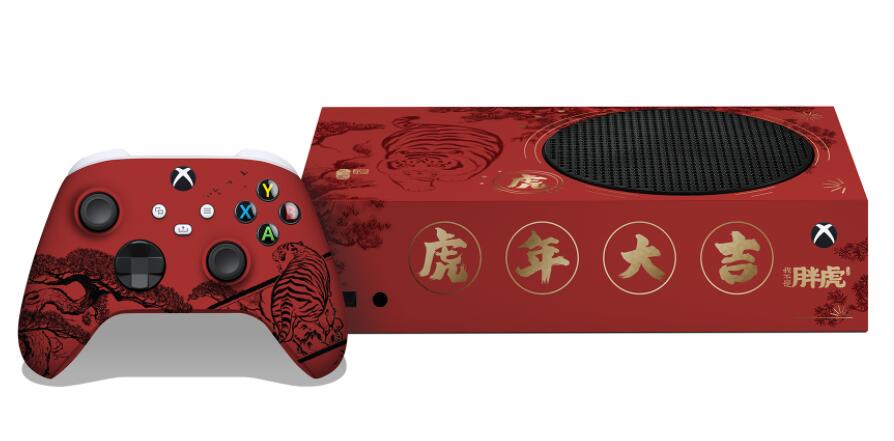 微軟Xbox與不二馬合作推出“萌虎迎新版 Xbox Series S”限定福機，喜迎中國虎年
