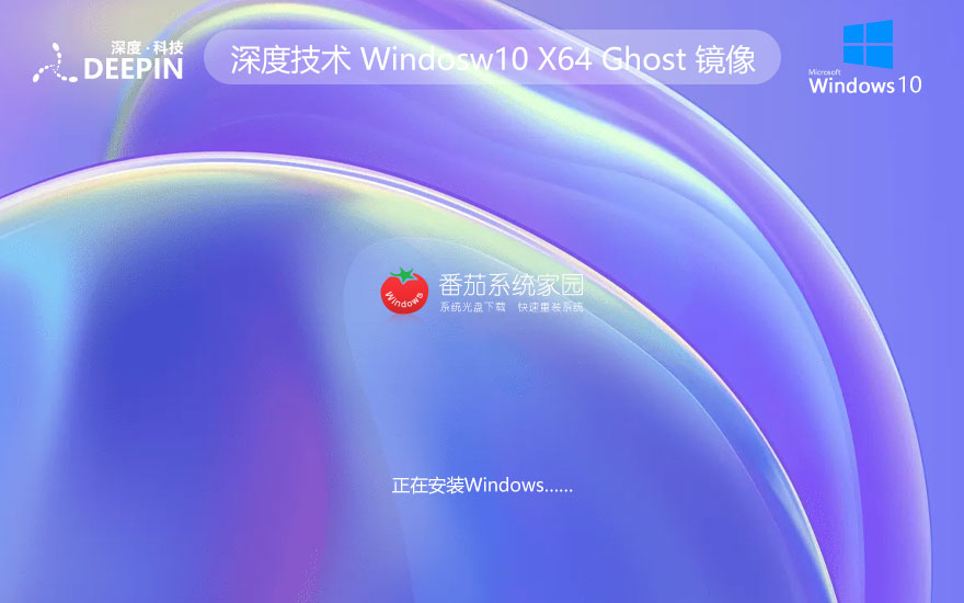 深度技術win10 內部裝機版64位下載 ghost鏡像 最新家庭版下載