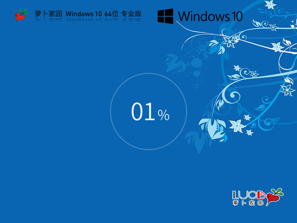 【品牌專(zhuān)屬】蘿卜家園 Windows10 64位 專(zhuān)業(yè)裝機(jī)版
