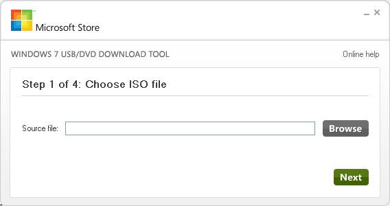 快速制作win7 U盤啟動盤(Windows 7 USB DVD Tool)